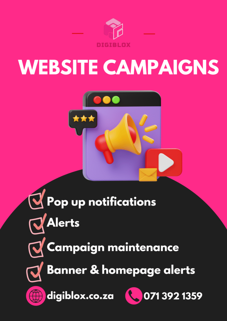 Website campaigns